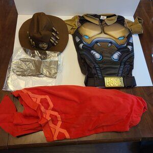 New Spirit Overwatch McCree Costume Size Child Medium 8-10